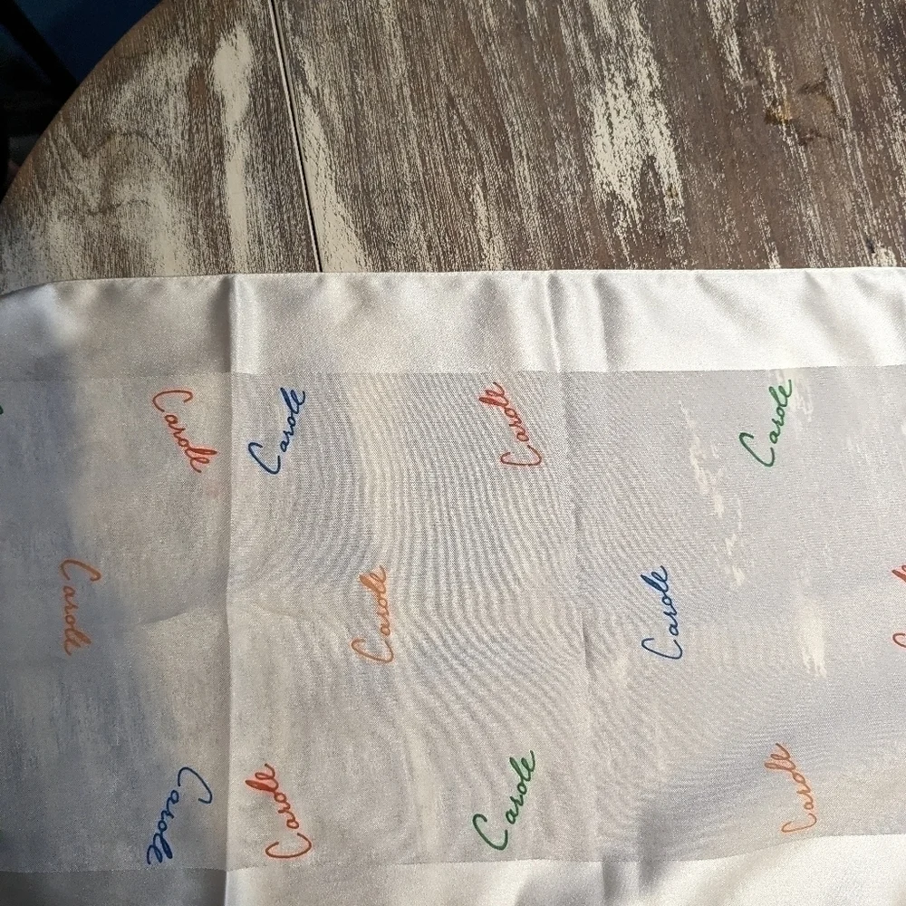Carole Little Women's scarf with rainbow colored 